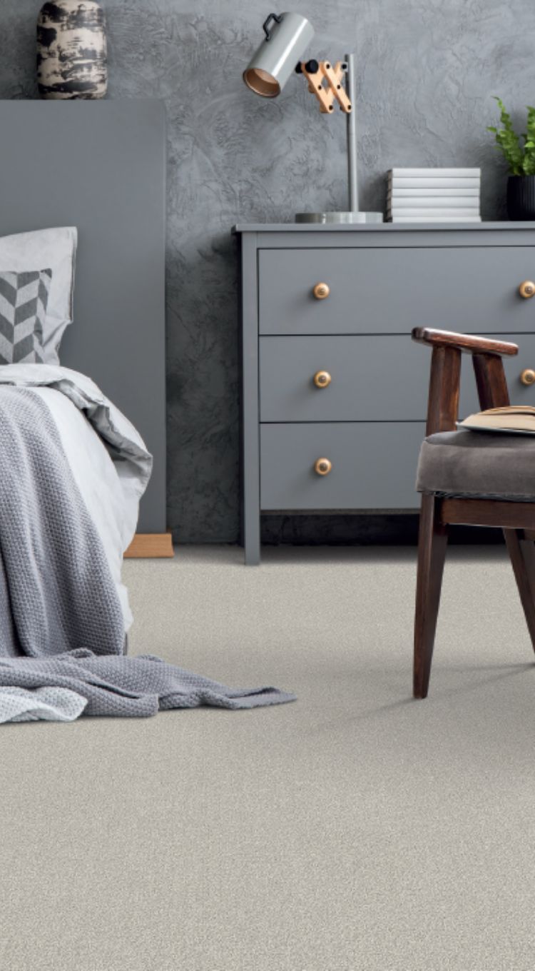 installed carpet in home